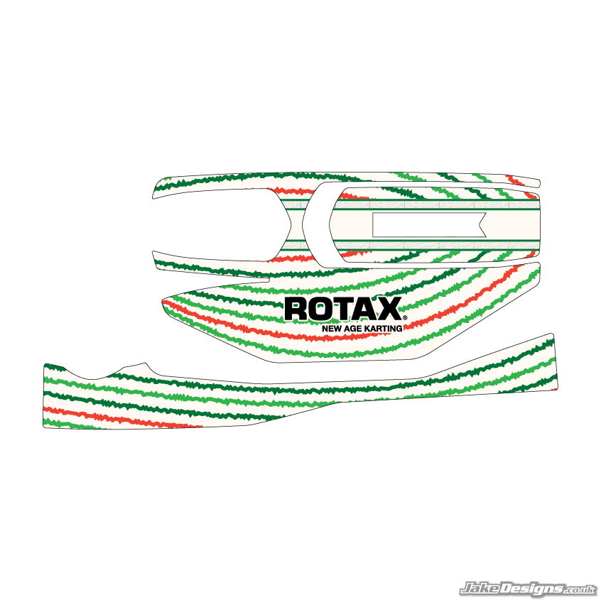 TonyKart 401R Replica Rotax Battery Sticker Kit (2019)