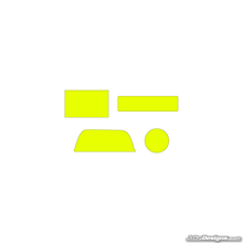 Load image into Gallery viewer, (Fluorescent Yellow) Rotax Max Engine Serial Numbers Sticker Kit
