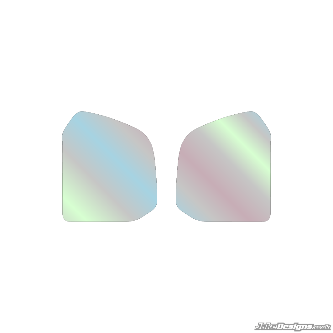 Chrome Style Tank Sticker Kit