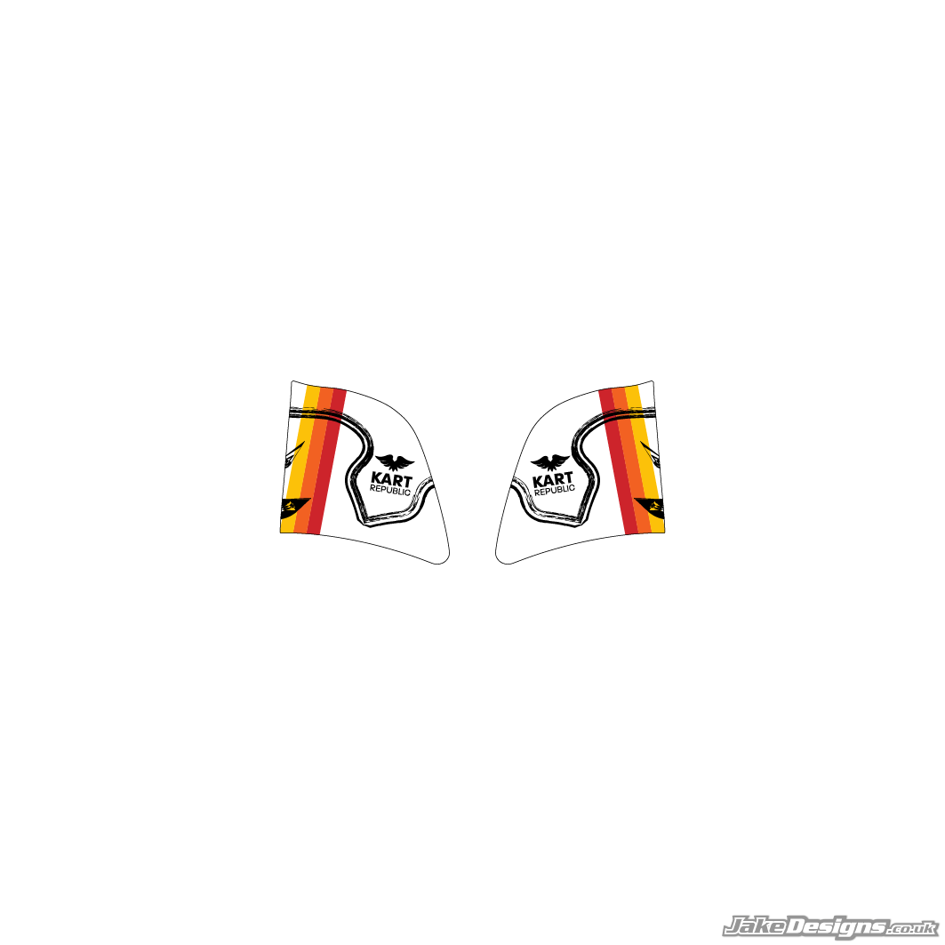 (KR) Kart Republic Replica Tank Sticker Kit