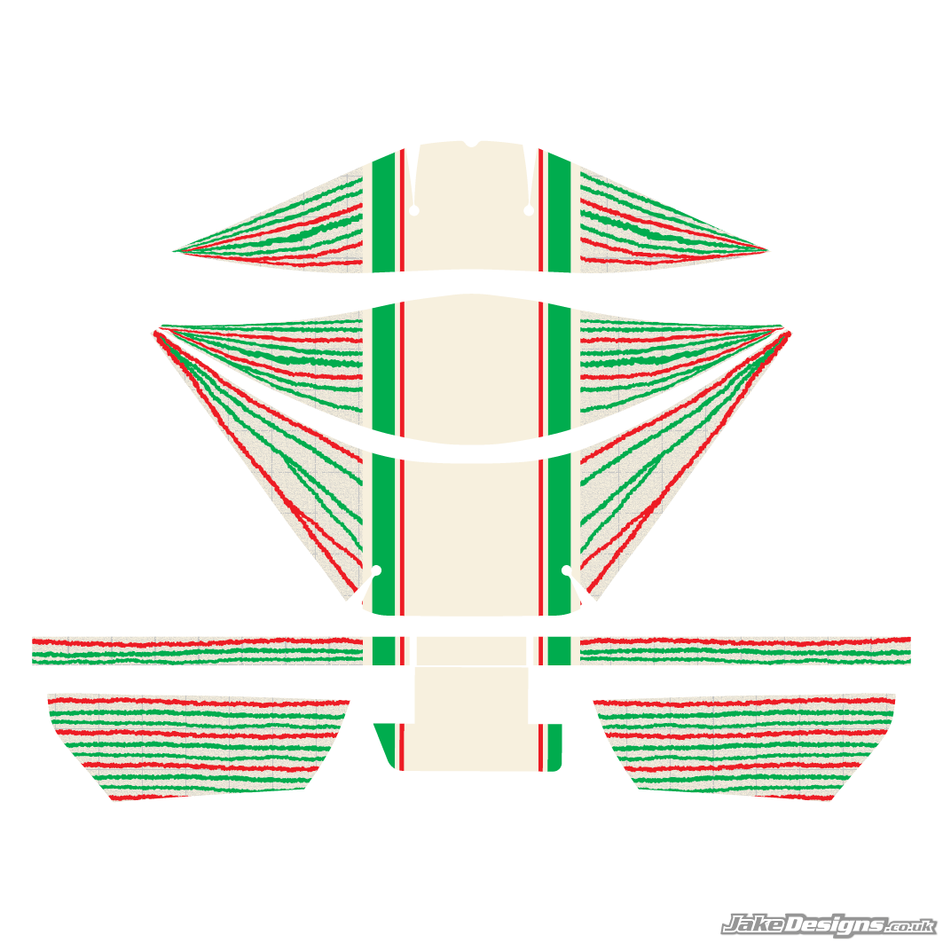 TonyKart 401S Racer Replica Rotax Airbox Sticker Kit (2015)