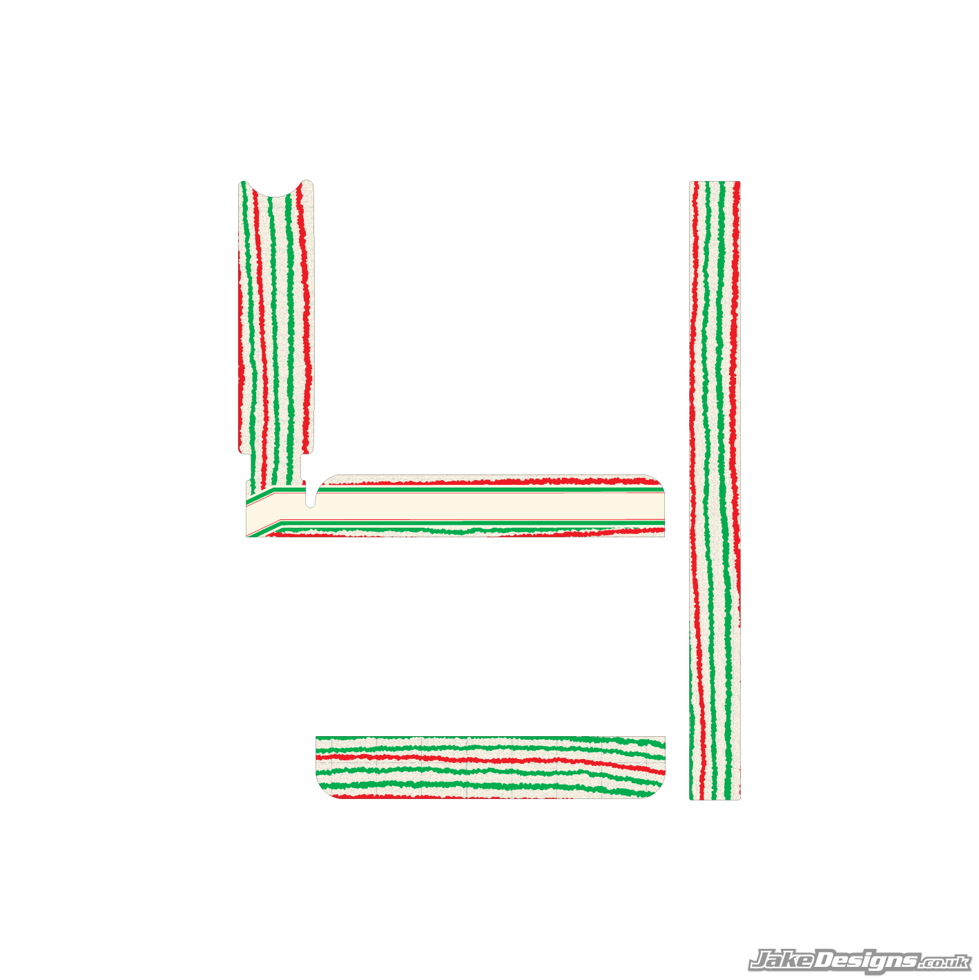 TonyKart 401S Racer Replica IAME X30 Radiator Stickers (2015)