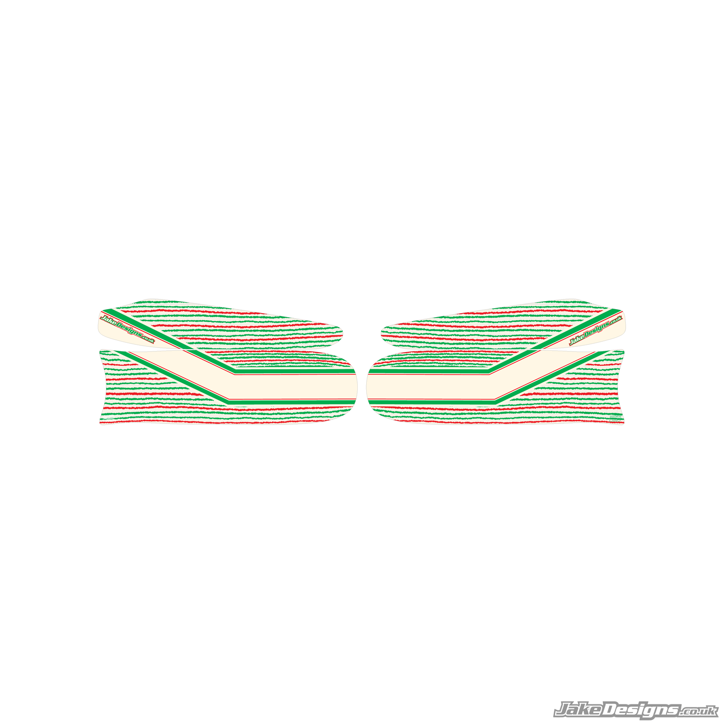 TonyKart 401S Racer Replica Set Of Sidepods Sticker (2015)