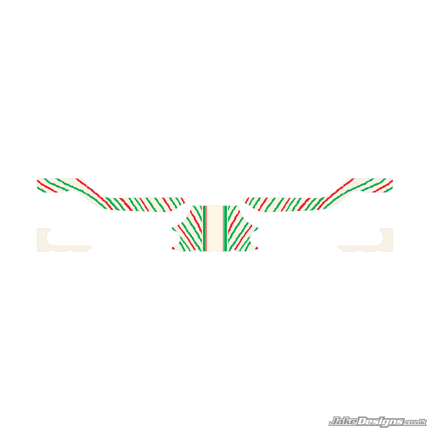 TonyKart 401S Racer Replica Rear Bumper Sticker Kit (2015)