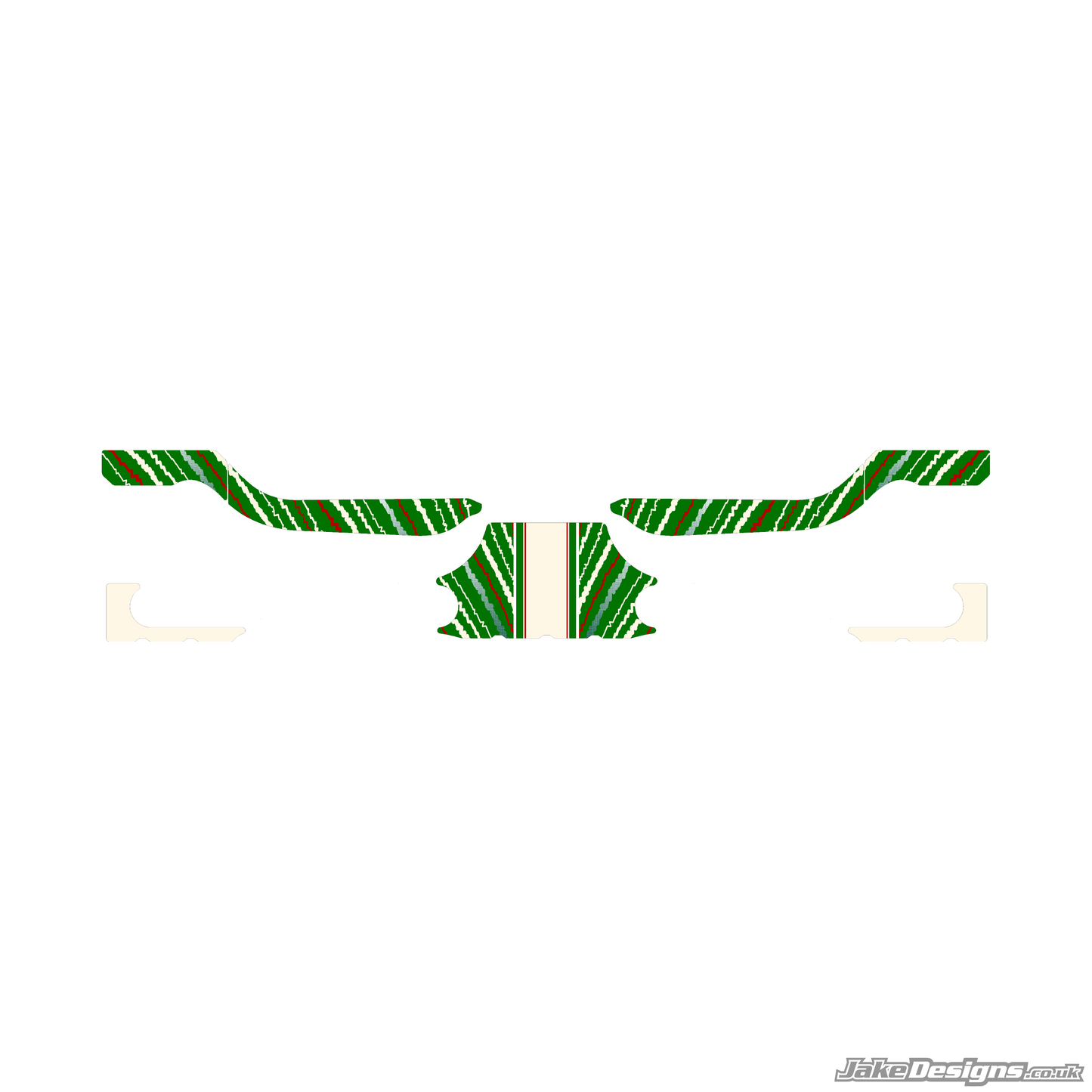 TonyKart EVK Replica Rear Bumper Sticker Kit (2013)