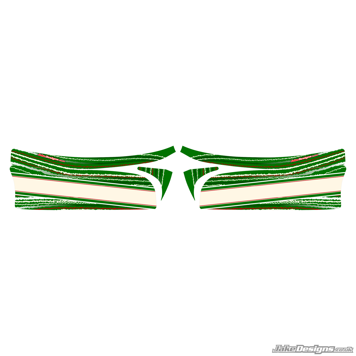 TonyKart EVK Replica Set Of Sidepods Sticker (2013)