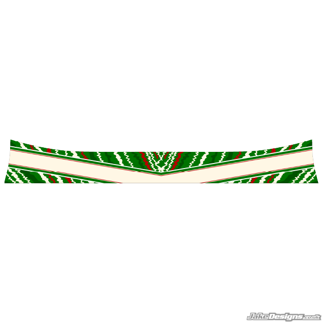 TonyKart EVK Style Visor Stickers (2013)