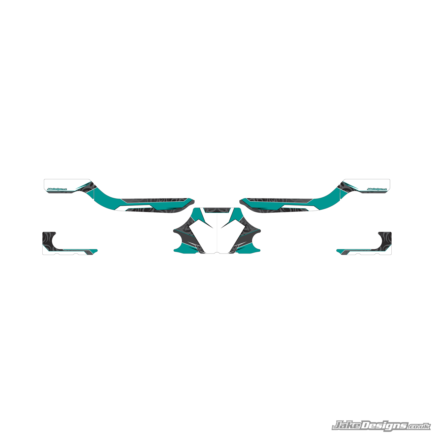 Tribal Style Custom Rear Bumper Sticker Kit