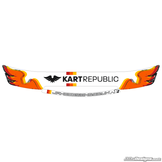 Kart Republic Style Visor Stickers