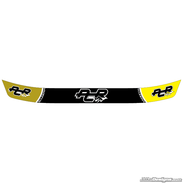 PCR Style Visor Stickers (2012)