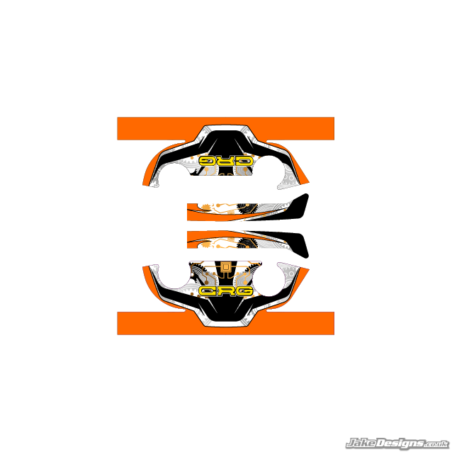 CRG Replica IAME X30 Engine Head Stickers