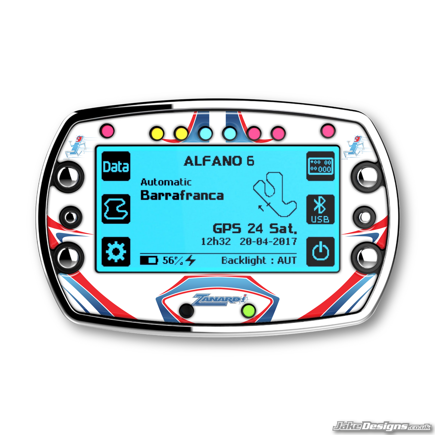 Zanardi Style Alfano 6 Gel Sticker