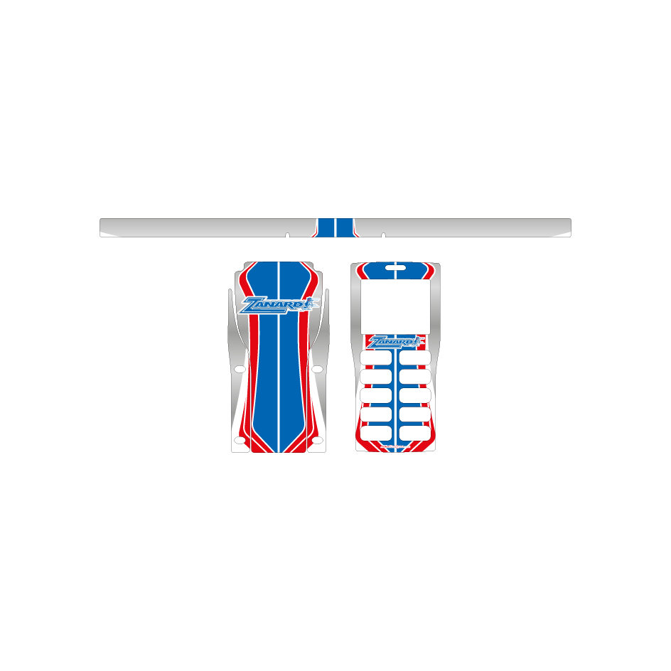 Zanardi Style Unipro Stopwatch Stickers (2013)