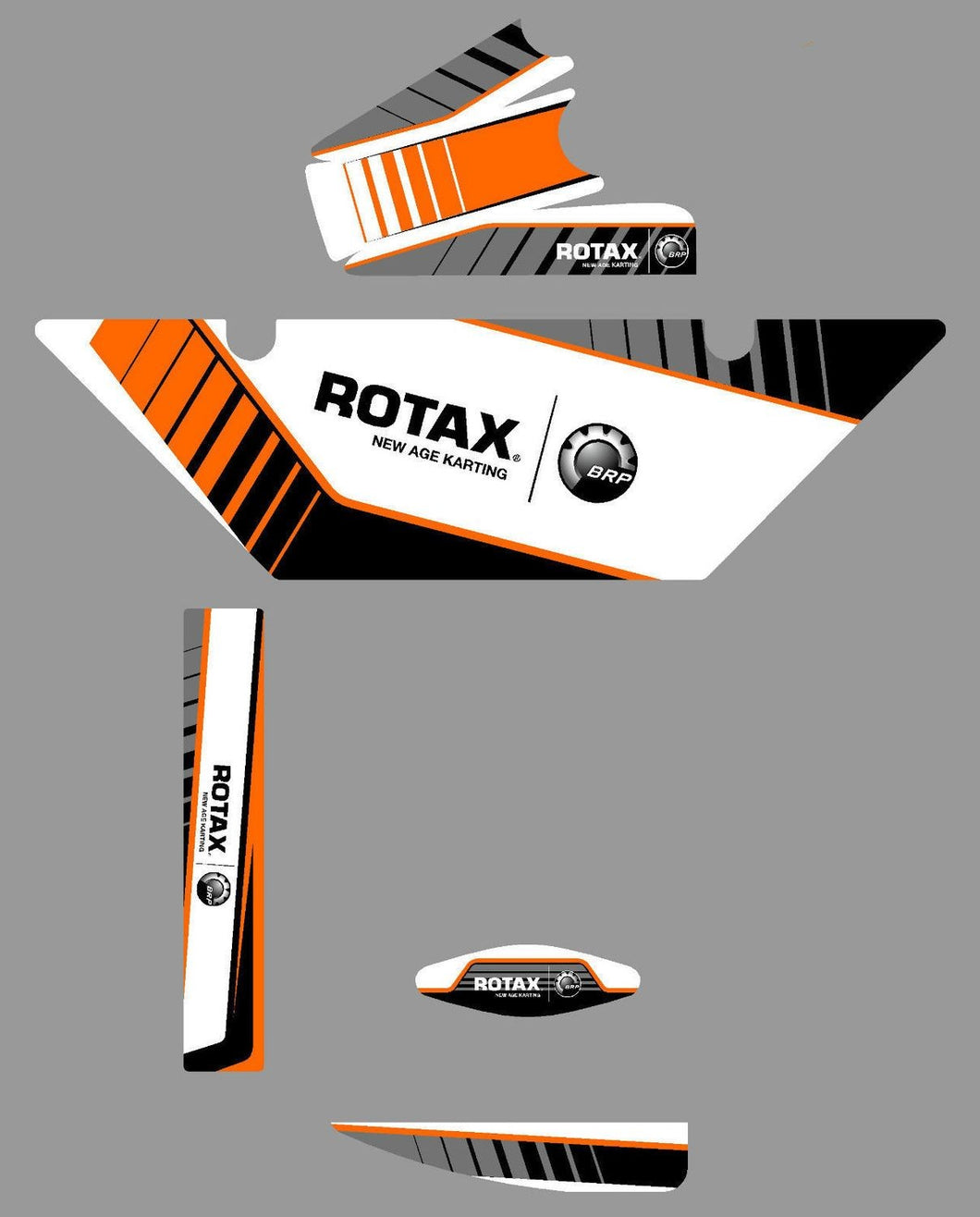 SODI Replica (European) DD2 / Rotax Max Radiator Stickers (2014)