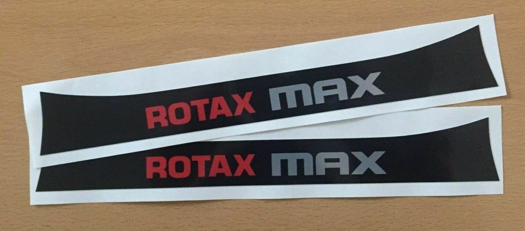Rotax Max Style Visor Stickers