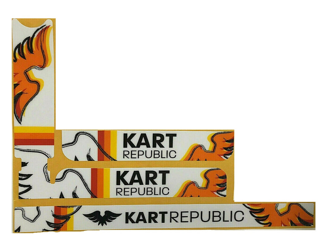 Kart Republic IAME X30 Radiator Stickers