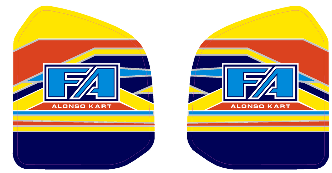 FA Alonso Replica Tank Sticker Kit (2016 - OTK)