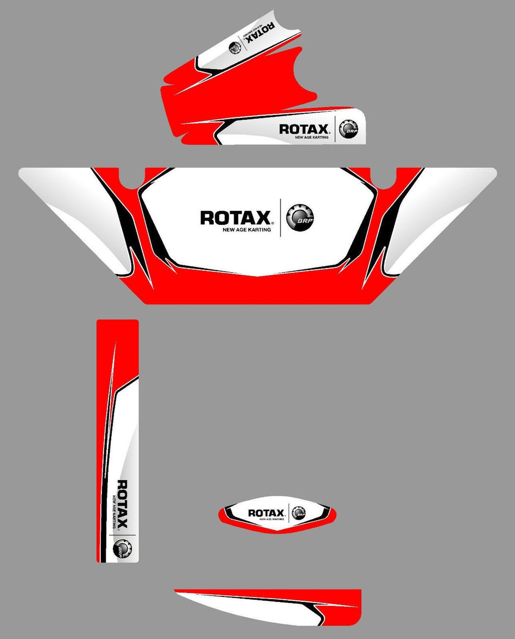 ART Grand Prix Replica (European) Rotax Max Radiator Stickers