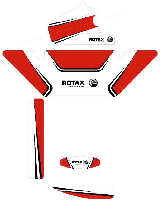 BirelART Replica (European) Rotax Max Radiator Stickers (2020)