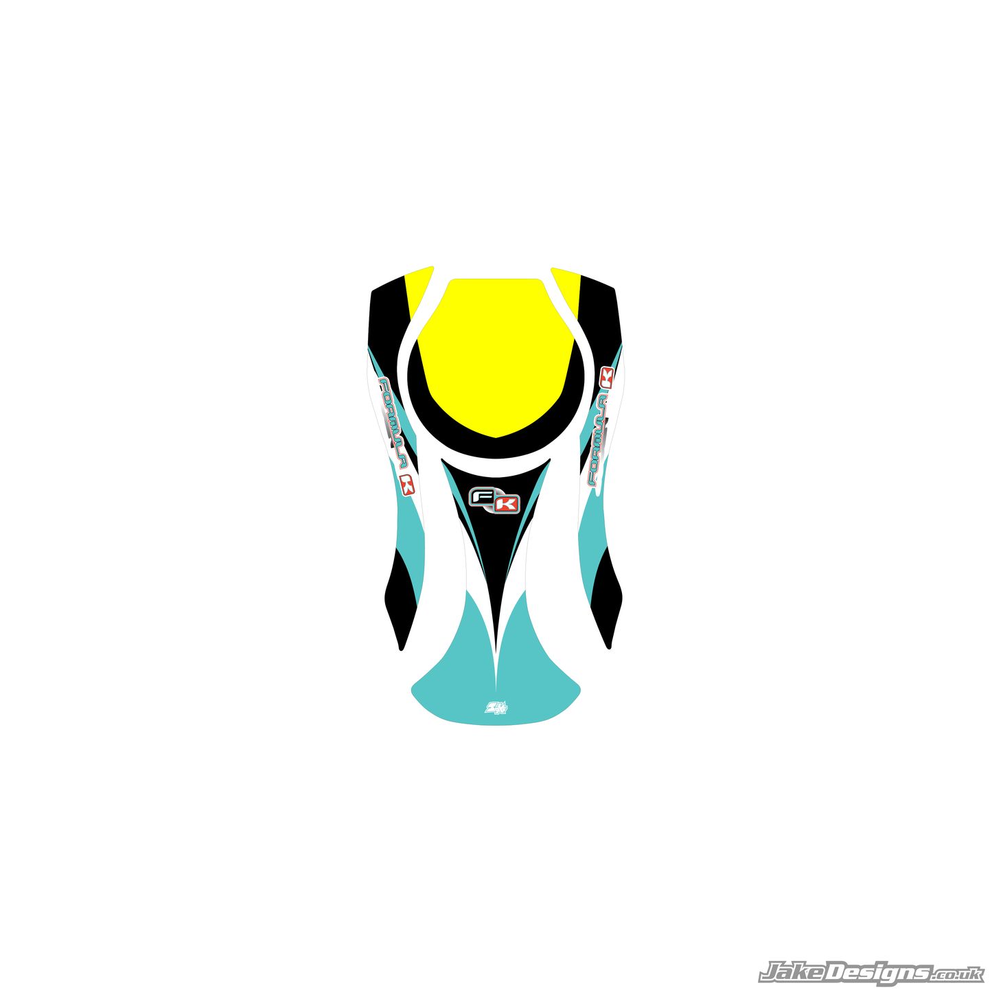 FK (Formula K) Racing Replica Nassau Sticker