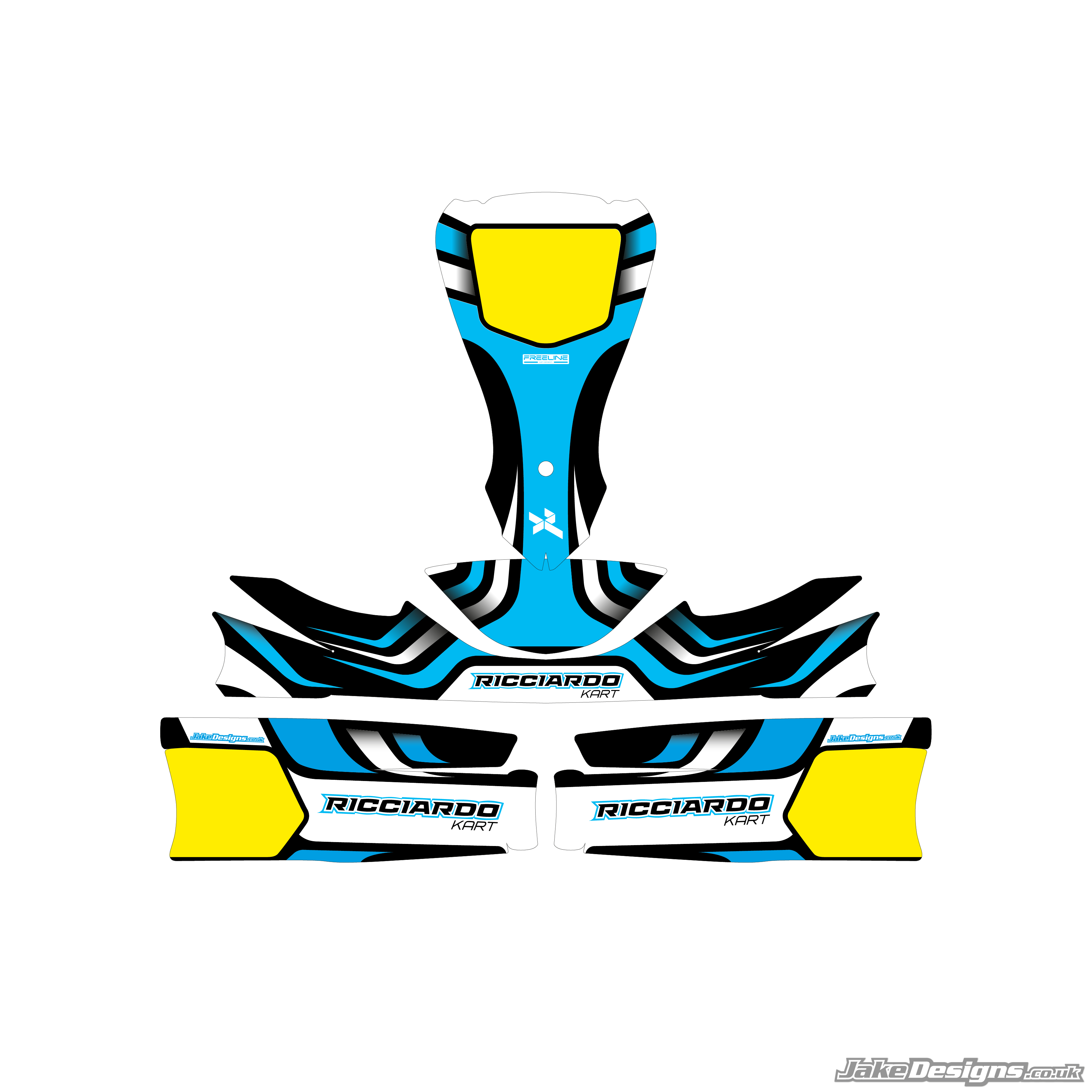 Ricciardo Replica Sticker Kit (2020) – JakeDesigns Graphics