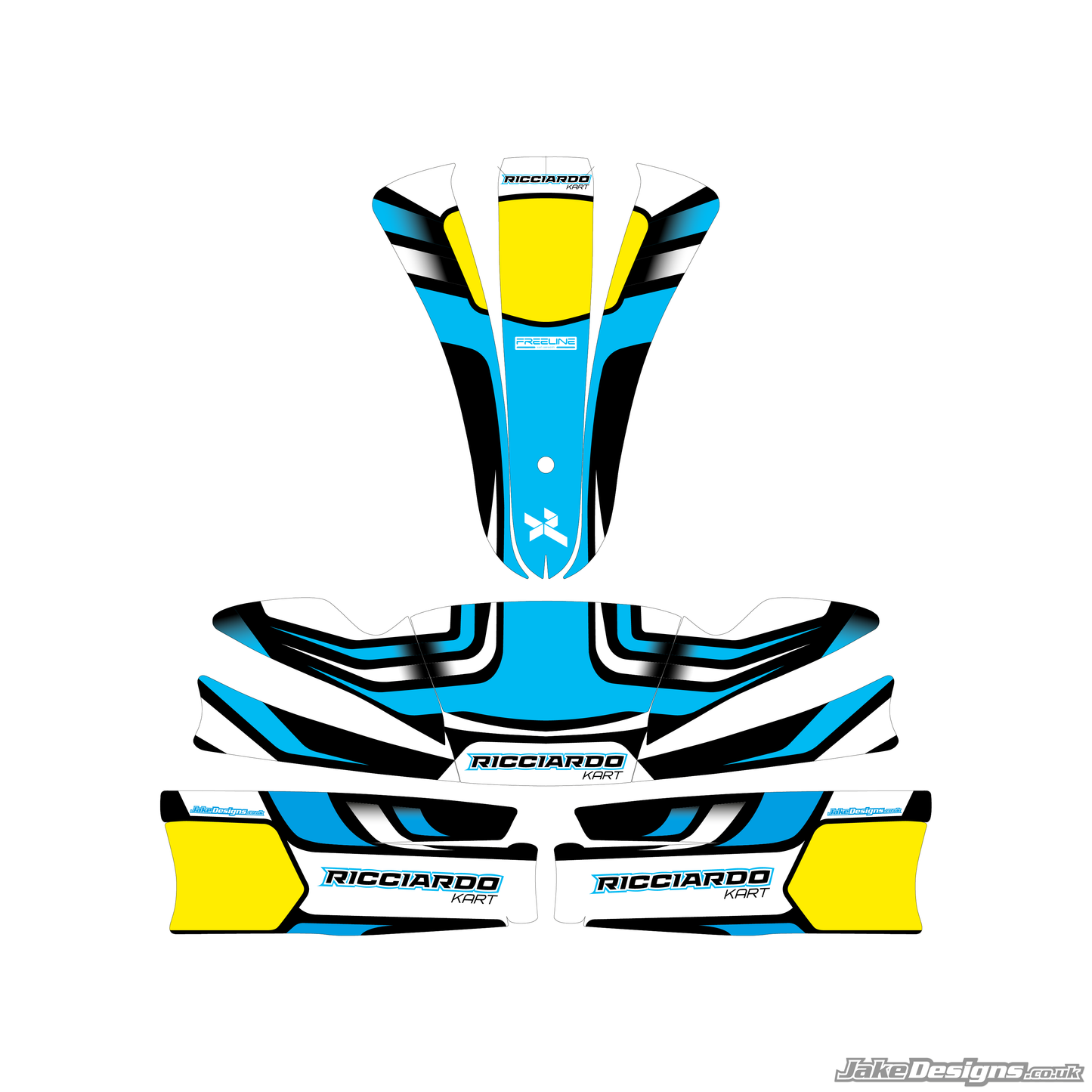 Ricciardo Replica Sticker Kit (2020)