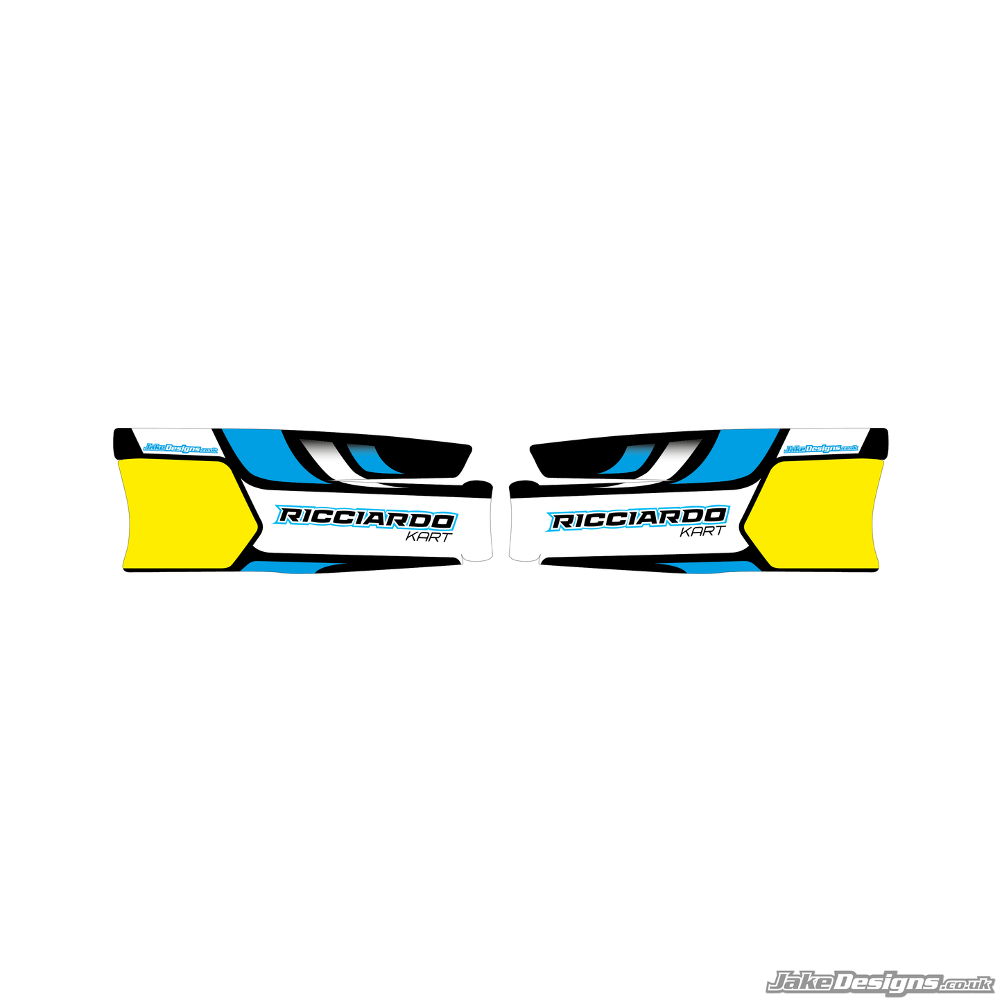 Ricciardo Replica Set Of Sidepods Sticker (2020)