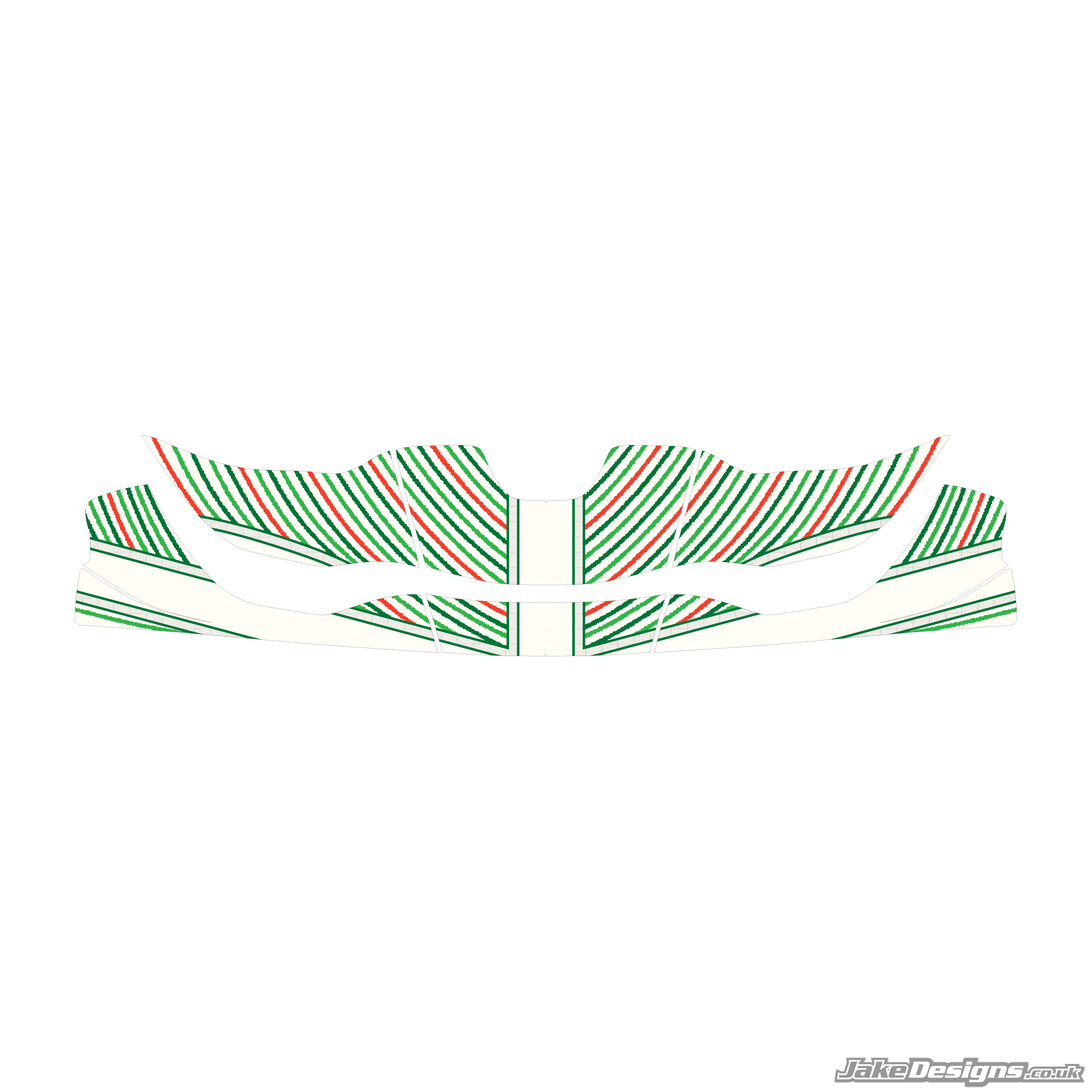 Pegatina Para Bandeja De Piso Tonykart Racer 401R – Decoración Para Karting, Diseño JakeDesigns