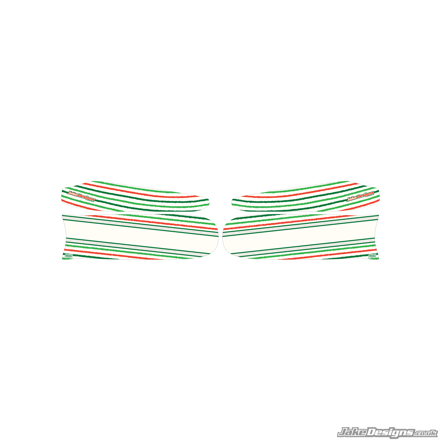 TonyKart 401R Racer Replica Set Of Sidepods Sticker (2019)