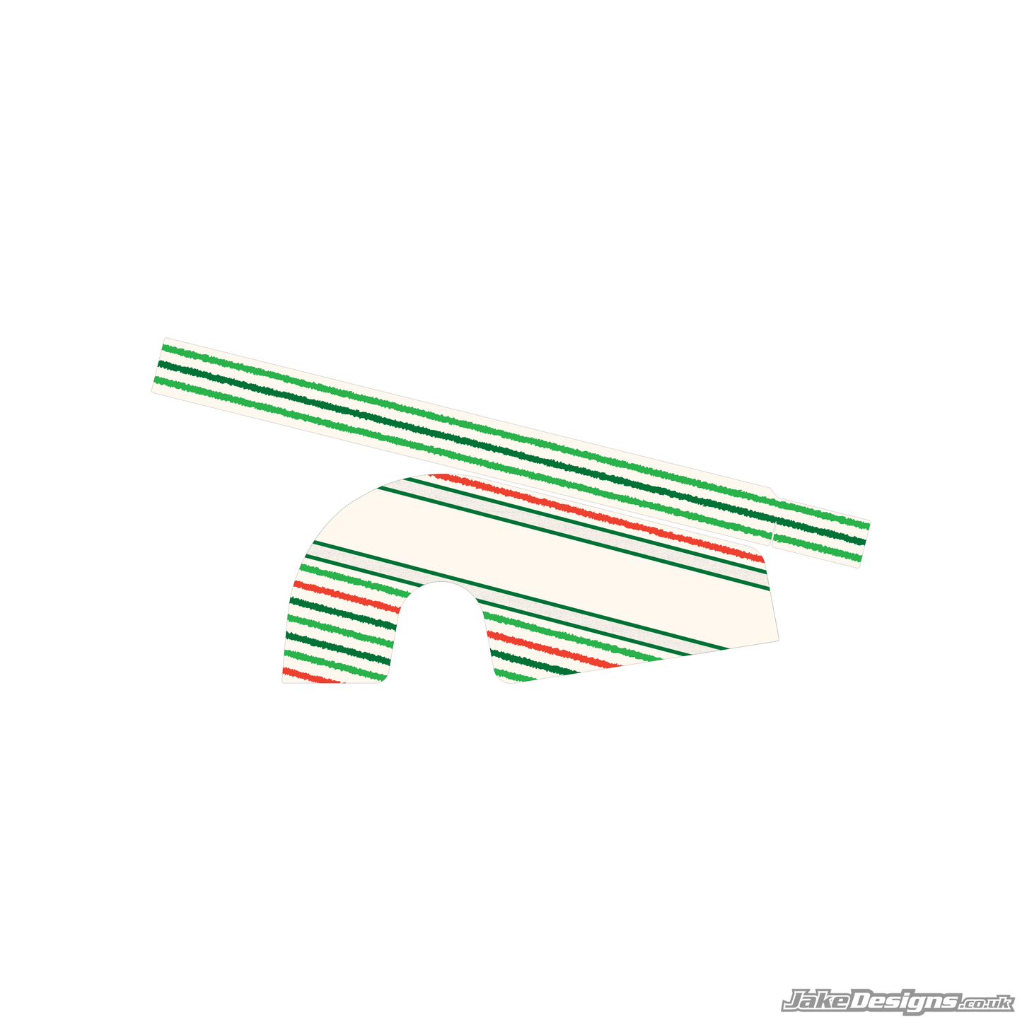 TonyKart 401R Racer Replica Chain Guard Sticker Kit (2019 OTK Or Tillett)