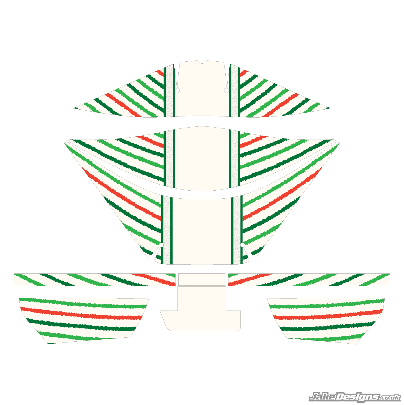 TonyKart 401R Replica Rotax Airbox Sticker Kit (2019)