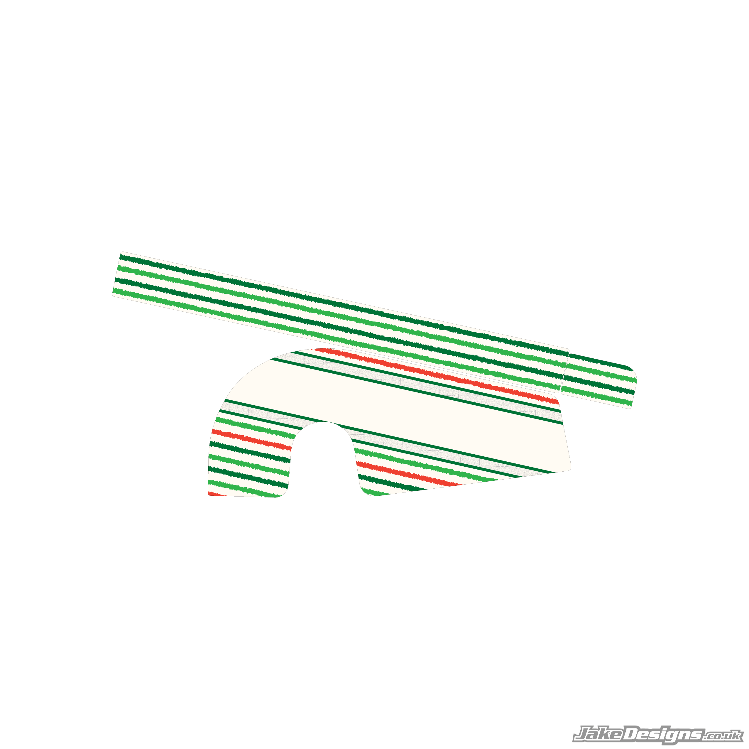 TonyKart 401R Racer Replica Chain Guard Sticker Kit (2019 OTK Or Tille ...
