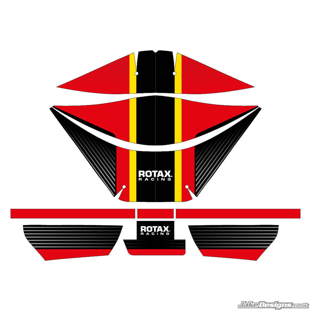 Carlos Sainz CS55 Style Rotax Airbox Sticker Kit