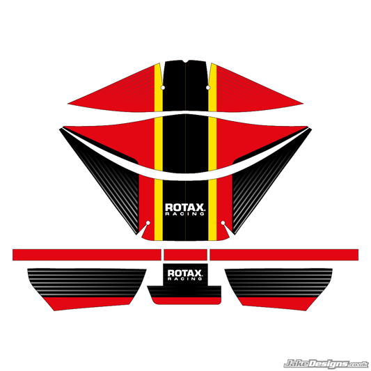 Carlos Sainz CS55 Style Rotax Airbox Sticker Kit