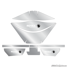 Load image into Gallery viewer, Chrome Style Rotax Airbox Sticker Kit
