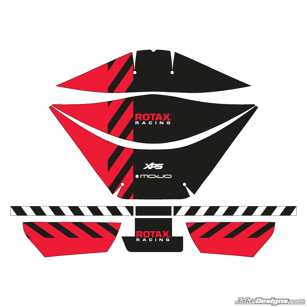 ROTAX Style Rotax Airbox Sticker Kit – JakeDesigns Graphics
