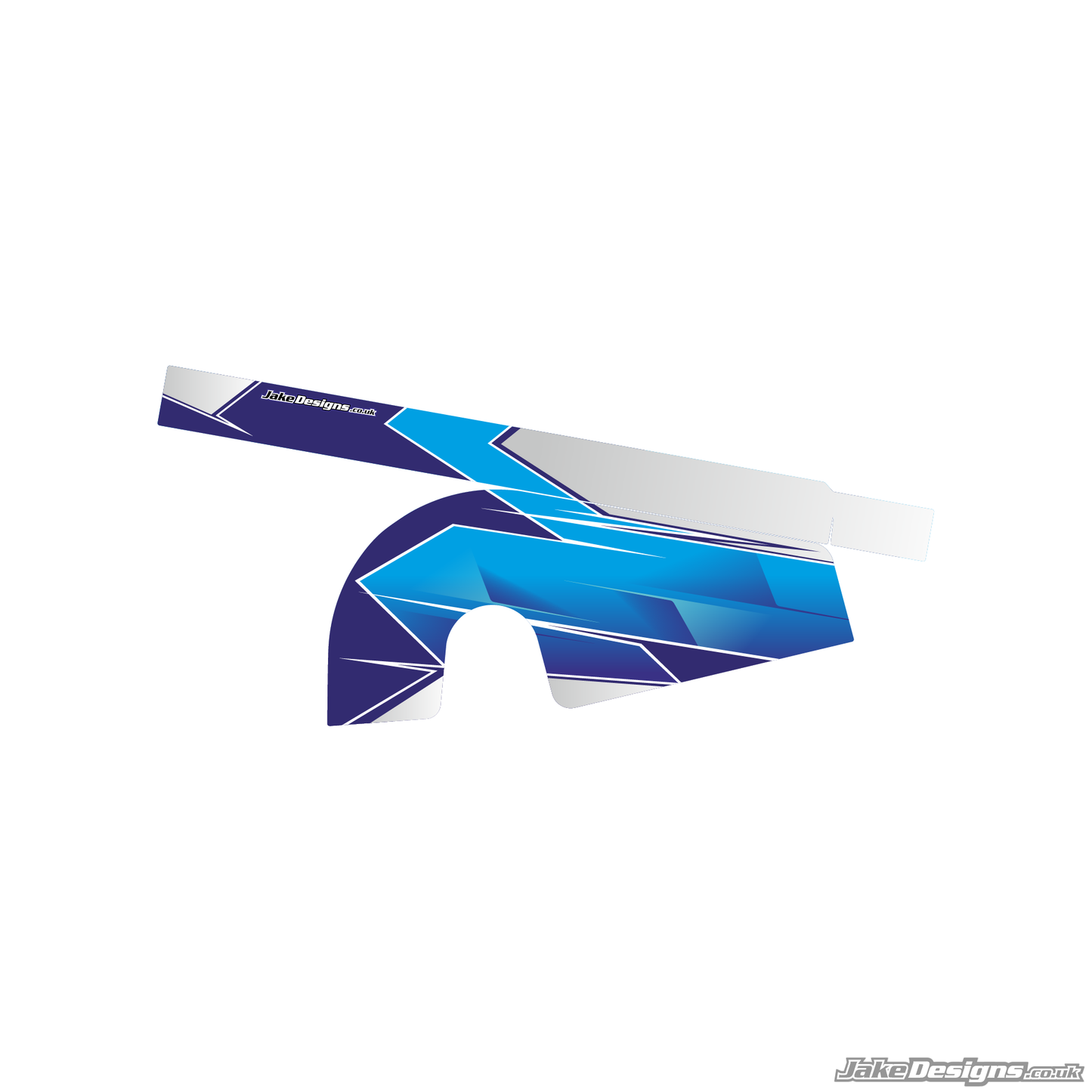 Airbrush Style Custom Chain Guard Sticker Kit