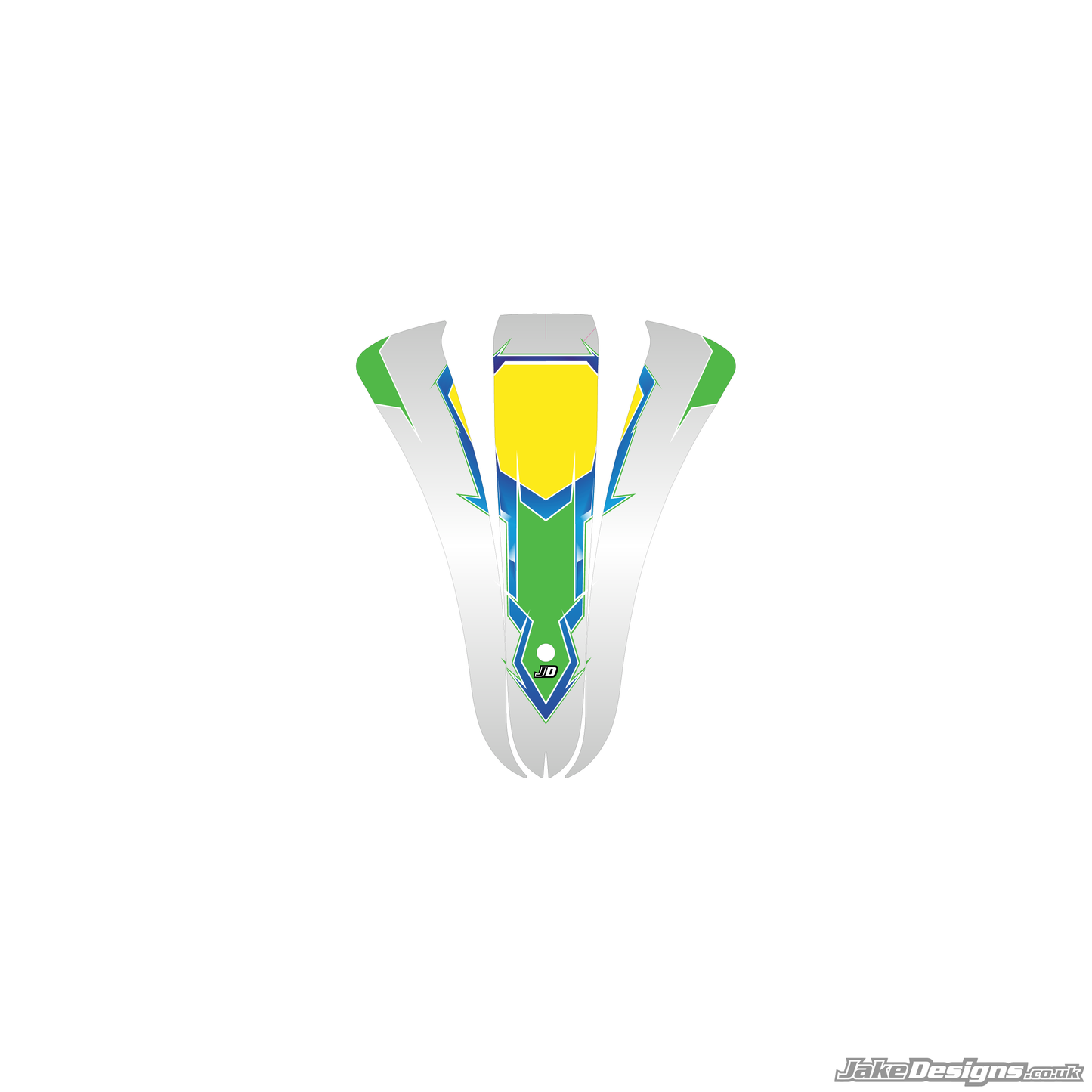 Airbrush Style Custom Nassau Sticker