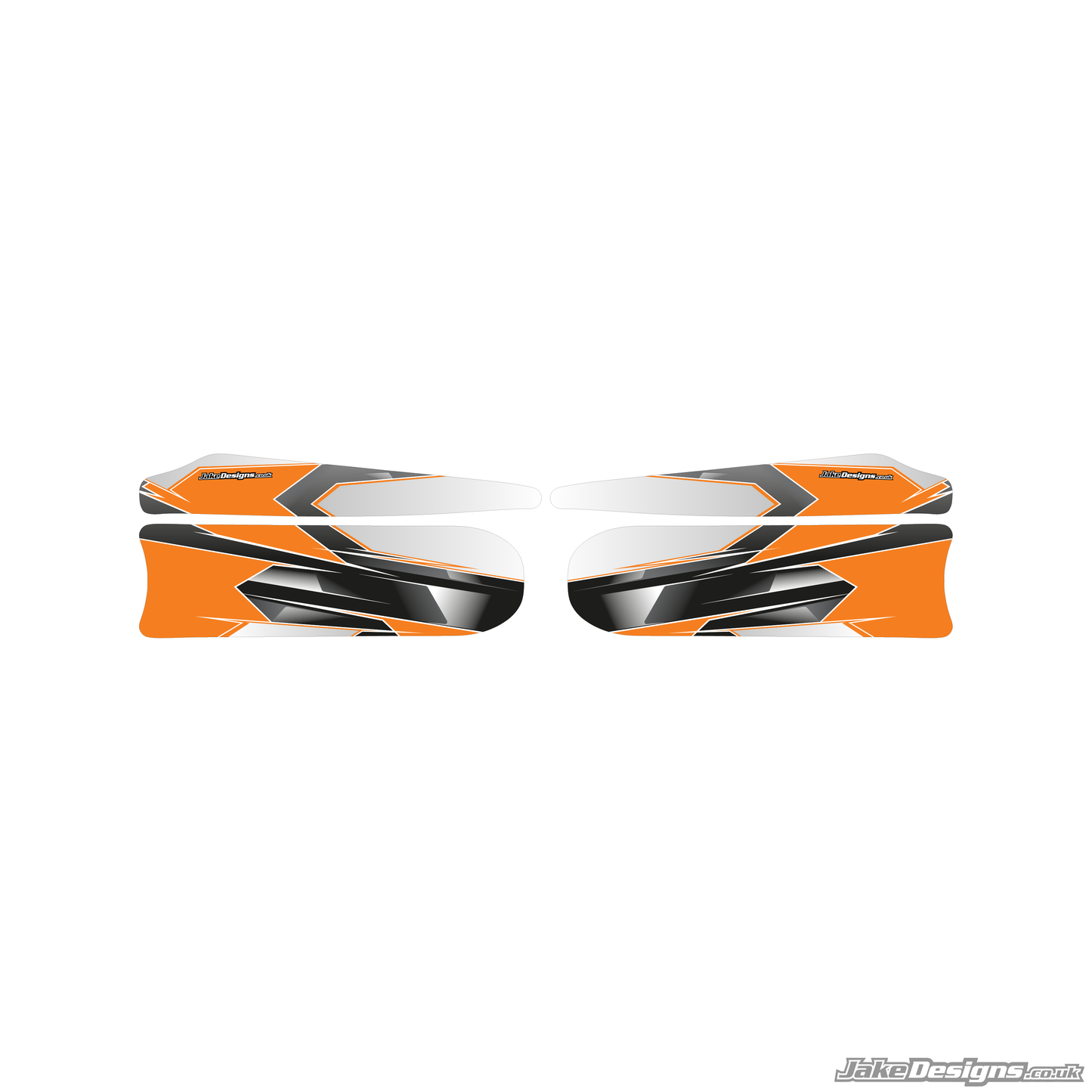 Airbrush Style Custom Set Of Sidepods Sticker