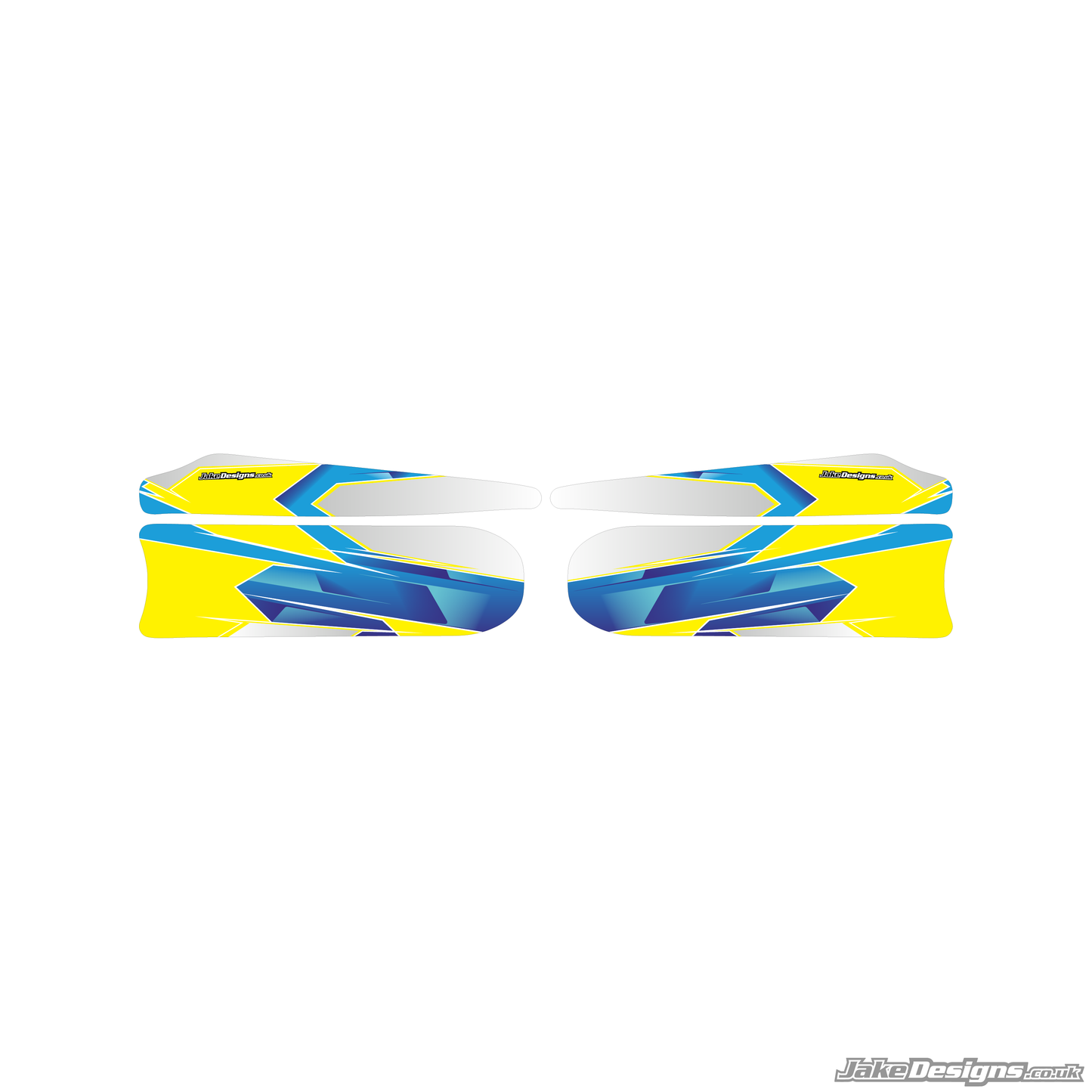 Airbrush Style Custom Set Of Sidepods Sticker