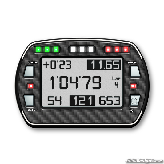 Carbon Fibre Style Alfano Pro III EVO Gel Sticker