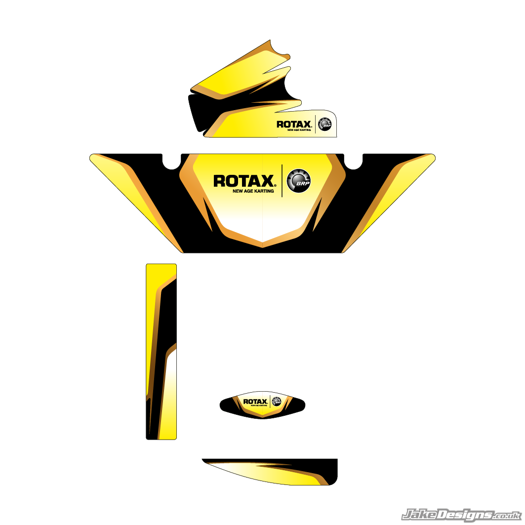 PCR Replica (European) Rotax Max Radiator Stickers – JakeDesigns Graphics