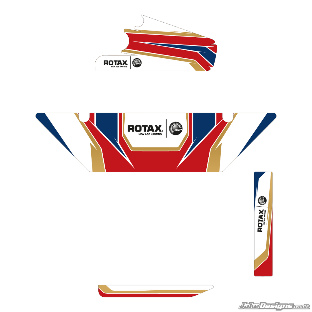Birel Replica DD2 / Rotax Max Radiator Stickers (2013)