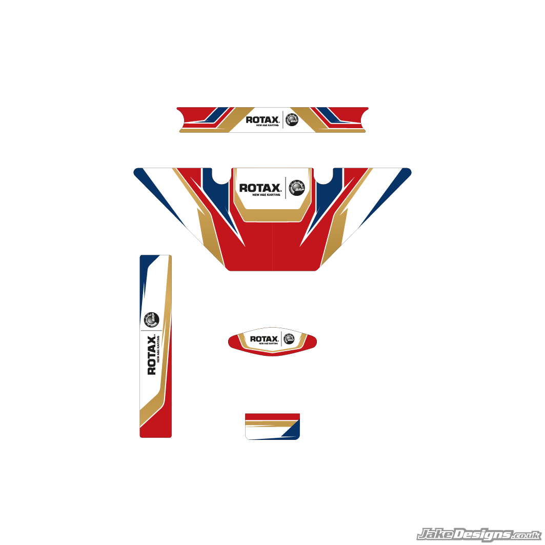 Rotax Radiator Stickers Birel Replica (European) Micro Max Rotax Radiator Stickers (2013 ...