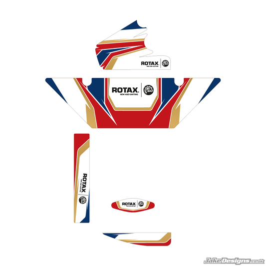 Birel Replica (European) Rotax Max Radiator Stickers (2013)