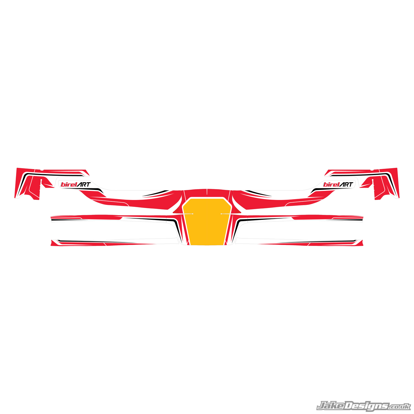 BirelART 2023 Replica Rear Bumper Sticker Kit