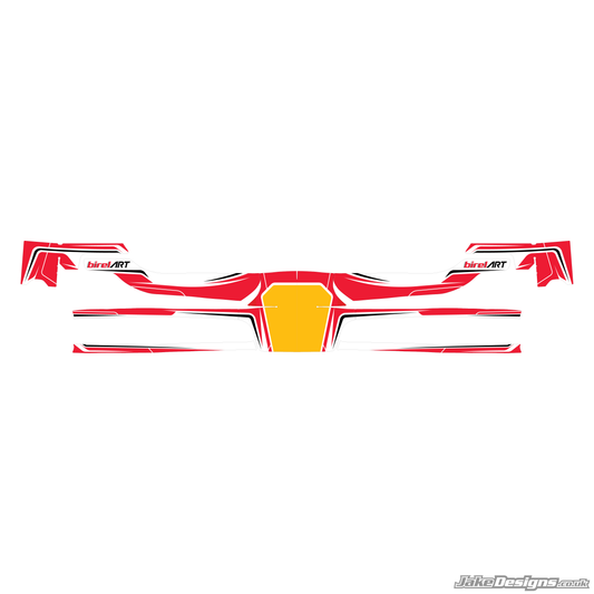 BirelART 2023 Replica Rear Bumper Sticker Kit