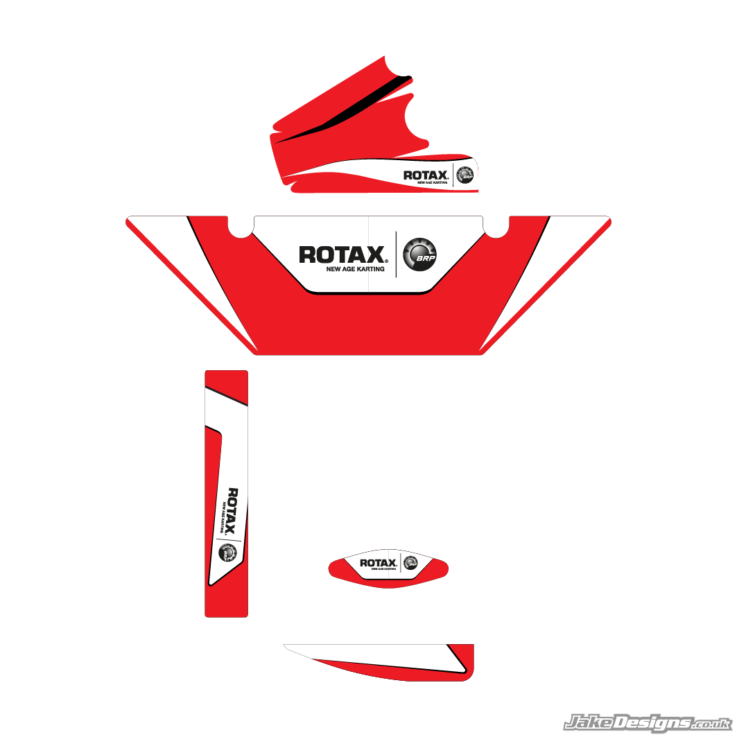 Rotax Radiator Stickers BirelART Replica (European) Rotax Max Radiator Stickers (2014 ...