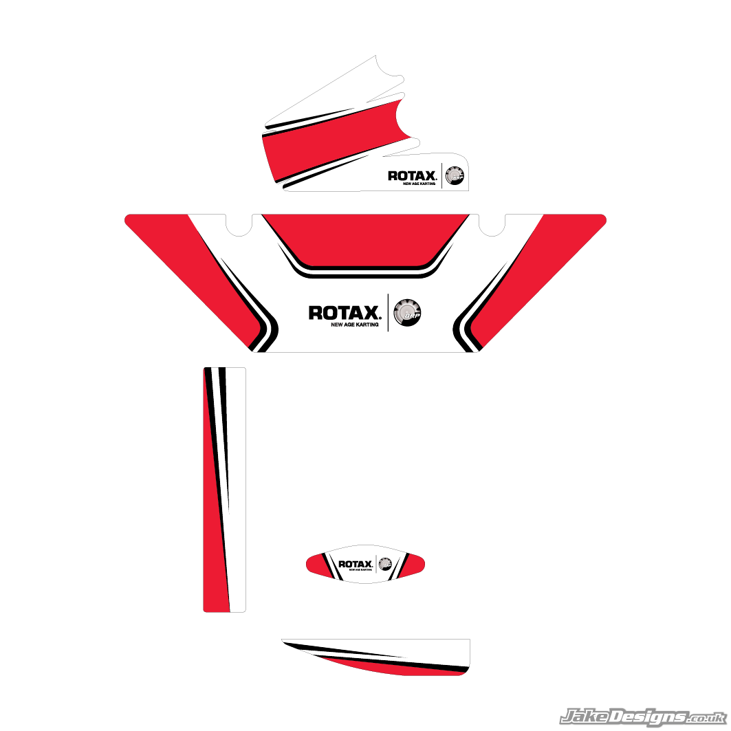 Rotax Jnr/Snr Radiator Stickers – JakeDesigns Graphics