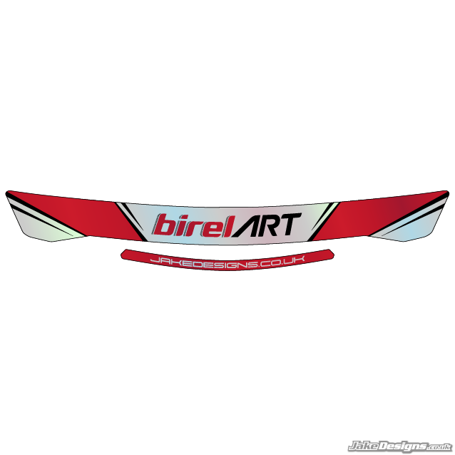 BirelART Style Rainbow Visor Stickers (2020)